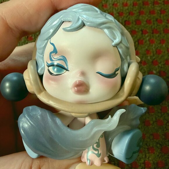 POP MART SKULLPANDA Ink Plum Blossom Series-THE WIND - Authentic (OPEN BOX) - Picture 3 of 11